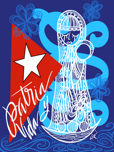 #SOSCuba Art Print