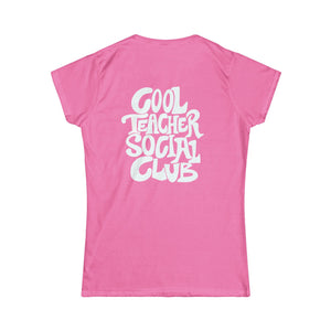 Women's Tee Cool Teacher Tee for Educators Taking Students to the Next Level