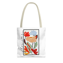 Floral Sketch Tote Bag — Colorful Hand-Drawn Flowers AOP Tote