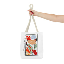 Floral Sketch Tote Bag — Colorful Hand-Drawn Flowers AOP Tote