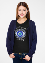 Protect Your Energy Evil Eye Women's Softstyle Tee, Motivational T-Shirt, Spiritual Gift, Self-Care Apparel, Evil Eye Shirt, Mindfulness Clothing
