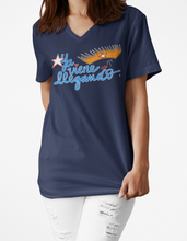 Ya Viene LLegando V Neck Tee