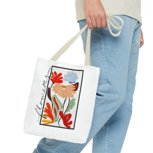 Floral Sketch Tote Bag — Colorful Hand-Drawn Flowers AOP Tote