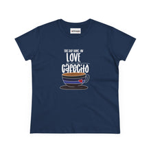 Coffee Lover's Tee: 'This Cup Runs on Love and Cafecito', Coffee Shirt, Gift for Her, Cute Coffee Top, Casual Wear