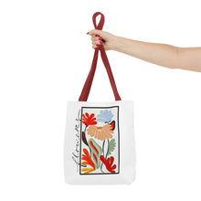 Floral Sketch Tote Bag — Colorful Hand-Drawn Flowers AOP Tote