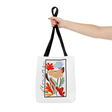 Floral Sketch Tote Bag — Colorful Hand-Drawn Flowers AOP Tote