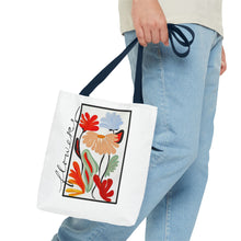 Floral Sketch Tote Bag — Colorful Hand-Drawn Flowers AOP Tote