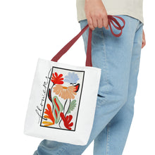 Floral Sketch Tote Bag — Colorful Hand-Drawn Flowers AOP Tote