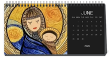 Desk Calendar 5 x 11