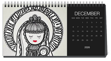 Desk Calendar 5 x 11